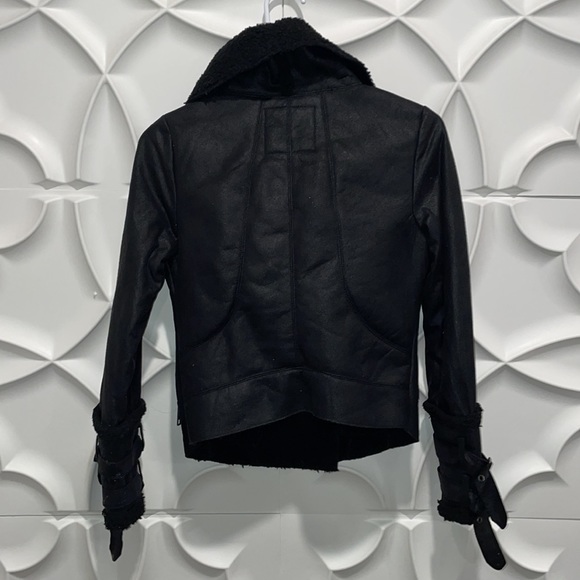 Jorge black zipped strap jacket size 8. Box 10 - Picture 4 of 7